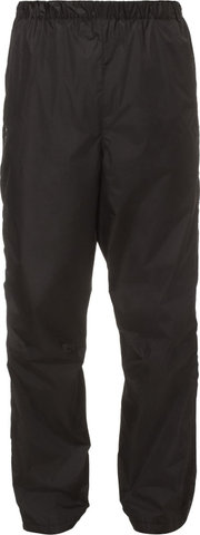 VAUDE Mens Fluid Full-Zip Pants II Regenhose - black/M