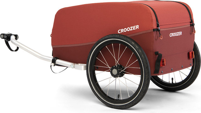 Croozer Remolque de transporte Cargo Kalle - lava red/16"
