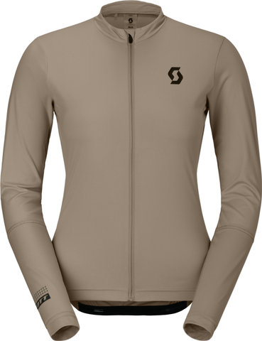 Scott Endurance L/S Damen Trikot - toast beige-cotton white | S