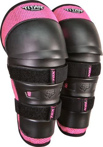 Fox Head Protector de rodilla PeeWee Titan - black-pink | one size