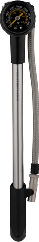 Topeak Pompe à amortisseur PocketShock DXG XL avec tuyau flexible en acier - noir-argenté