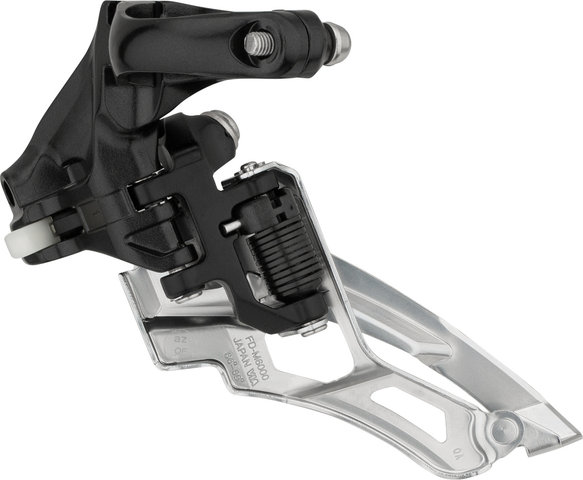 Shimano Deore FD-M6000 3-/10-speed Front Derailleur - black/High Clamp (Clamp)