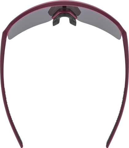 uvex ramp sports glasses - burgundy matt | mirror rose