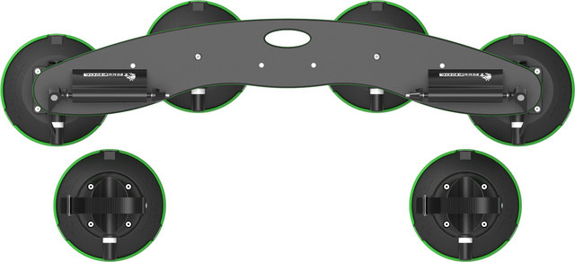 TreeFrog Pro 2 Fahrradträger - schwarz-grün/9-12 x 100 mm