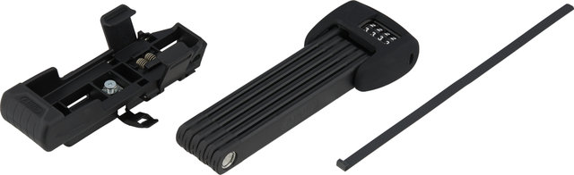 ABUS Bordo Combo 6000C LED Folding Lock w/ SH Bracket - black/90 cm