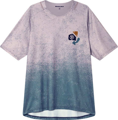 Endura Singletrack Print S/S Trikot - titanium | M