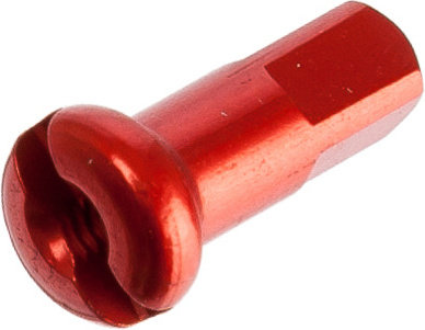 DT Swiss Cabecillas de aluminio 1,8 mm - 100 unidades - rojo/12 mm