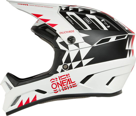 O'NEAL Backflip Knox Fullface-Helm - white-black | 63 - 64 cm