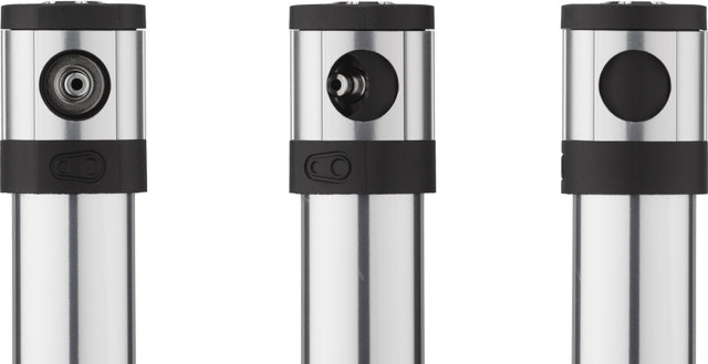 crankbrothers Klic HV Minipumpe mit CO2-Adapter und Manometer - silver