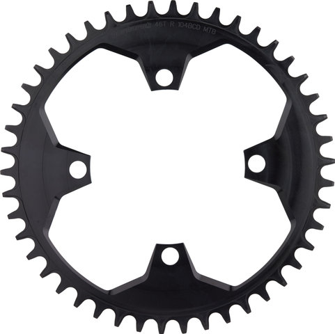 Garbaruk Kettenblatt Round 104 mm Lochkreis 1-fach - black/46 Z