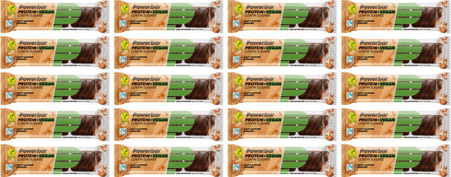 Powerbar Barra vegana con bajo contenido de azúcar Protein Plus - 20 unidades - salty almond caramel