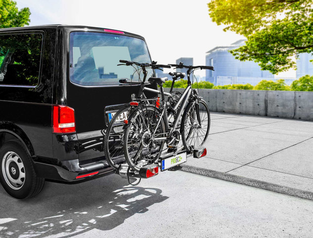 Eufab ProBC2+ Fahrradträger für Anhängerkupplung - schwarz-silber