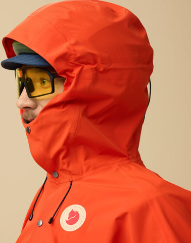 Fjällräven Poncho Hoja Rain Fox - flame orange | L/XL