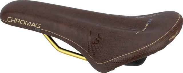 Chromag Trailmaster DT Saddle - rawhide-gold rails