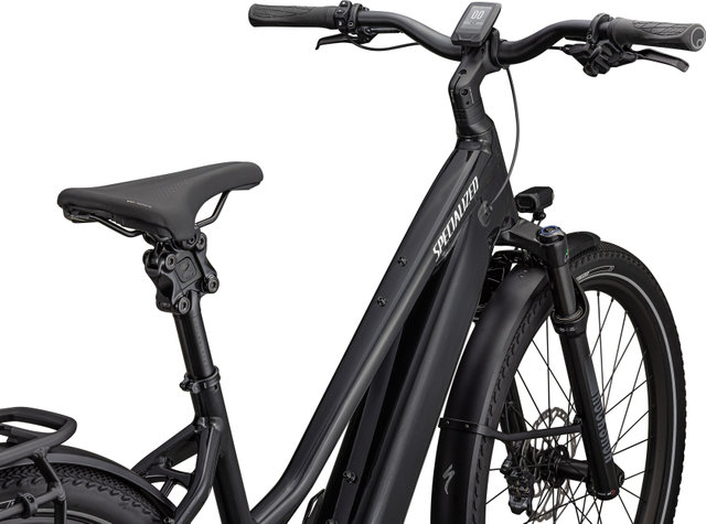 Specialized Vélo électrique de trekking Turbo Vado 5.0 Step-Through 27,5" - gloss castblack-satin silver reflective/44 /M/27,5" (650B)/170,0 mm