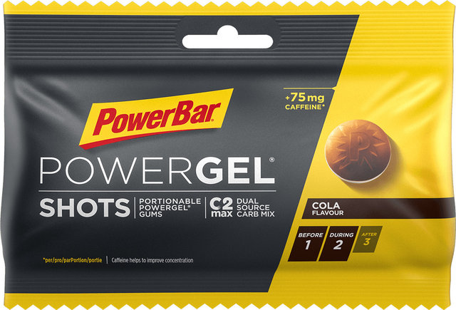 Powerbar PowerGel Shots Caramelos de goma - 1 bolsitas - cola - caffeine
