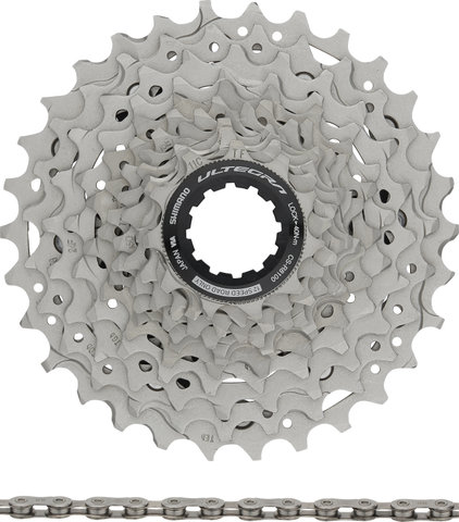 Shimano Ultegra Di2 R8150 Gruppe 2x12 34-50 mit Scheibenbremse - anthrazit | Shimano Road | 11-30 | Shimano Road | 172,5 mm | Anlöt | ohne | 34-50