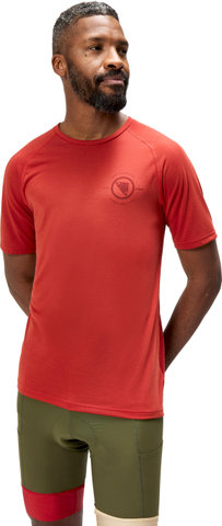 Endura T-shirt technique manches courtes Loop - brick | M