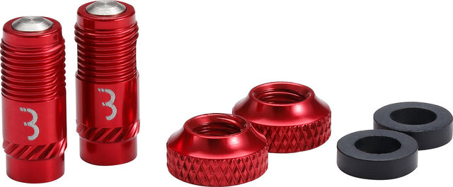 BBB Insert de valve CoreCap - 2 pièces - rouge | CoreCap