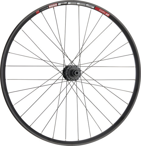 bc basic Urban Deore Disc Centre Lock DT Swiss 533D 28" wheel - black | 28" Rear 12x142 Shimano Micro Spline