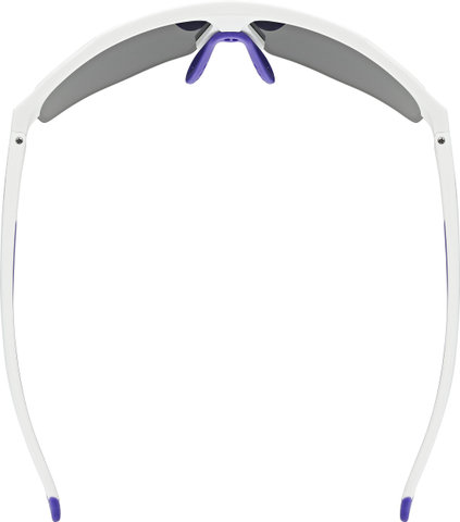 uvex Set de lunettes de sport Axos - white mat/mirror purple