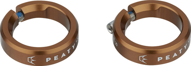 Peaty's Bagues de serrage Monarch Grips - bourbon