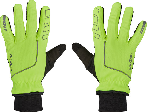 GripGrab Windster Hi-Vis Windproof Winter Ganzfinger-Handschuhe - yellow hi-vis/M GripGrab Windster Hi-Vis Windproof Winter Ganzfinger-Handschuhe - yellow hi-vis/M