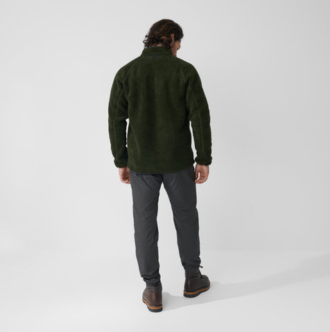 Fjällräven Vardag Pile Fleeceoberteil - deep forest | L