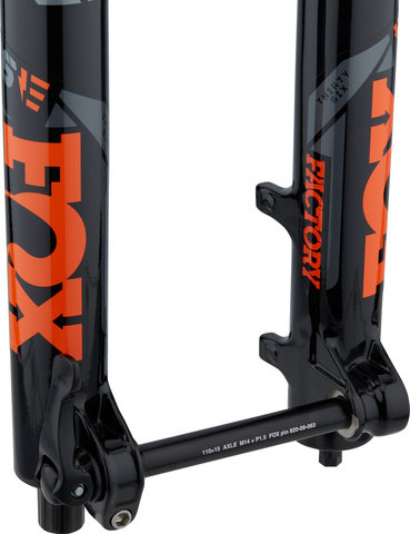 Fox Racing Shox 36 Float 27.5" GRIP2 Factory Boost E-Optimized Suspension Fork 2023 - shiny black/15 mm Thru Axle/160 mm/44 mm/1 1/8" - 1,5" tapered/27.5" (650B)/110 mm
