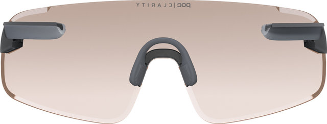 POC Lunettes de sport Elicit Toric - uranium black/clarity trail-partly sunny silver