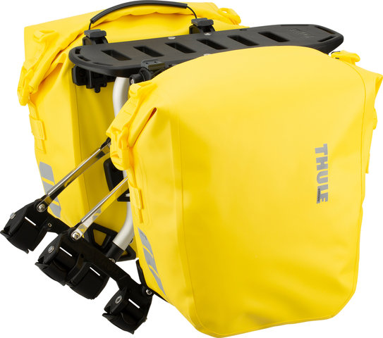 Thule Portaequipajes Tour Rack + bolsas de bicicleta Shield Pannier S - yellow