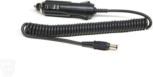 Lupine Cable de carga de automóvil 12 V para Charger One / Micro Charger - negro