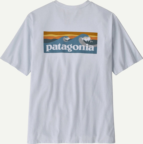 Patagonia T-shirt homme Boardshort Logo Pocket Responsibili-Tee - fiber white | S