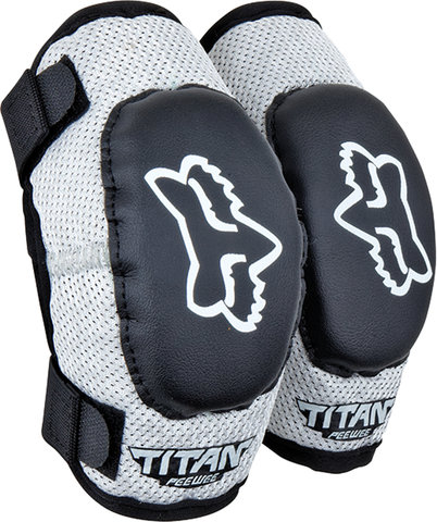 Fox Head Protège-Coudes Peewee Titan Elbow Guard - black-silver/S/M Fox Head Protège-Coudes Peewee Titan Elbow Guard - black-silver/S/M