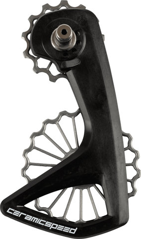 CeramicSpeed OSPW RS 3D Titanium derailleur pulley system for Shimano R9250/R8150 - black | 13 teeth (guide pulley), 19 teeth (tension pulley)
