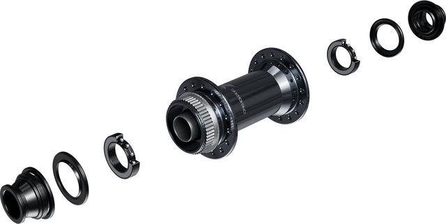 Shimano Moyeu Avant Deore XT HB-M8210-B - noir | roue avant uniquement | 32 | Axe Traversant 15 mm