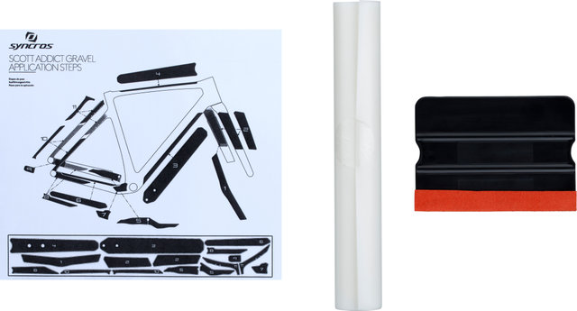 Syncros Frame Protection Sticker Set for Scott Addict Gravel - clear matt
