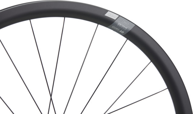 DT Swiss CRC 1400 SPLINE 35 Center Lock Disc Carbon 28" Wheelset - black/142 mm/100 mm/28"/Shimano Road/100 mm/Shimano Road/100 mm/142 mm