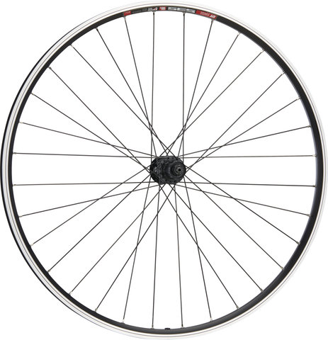 bc basic Rueda Urban Deore V-Brake - DT Swiss 535 de 28" - negro | Shimano MTB | sólo rueda trasera | sólo rueda trasera | 28" | 135 mm