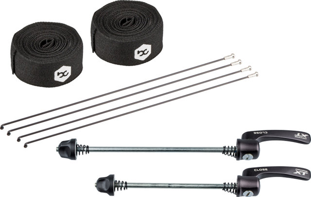 bc basic Mountain XT Center Lock Disc 27.5" Wheelset - black | 27.5" set (front + rear)