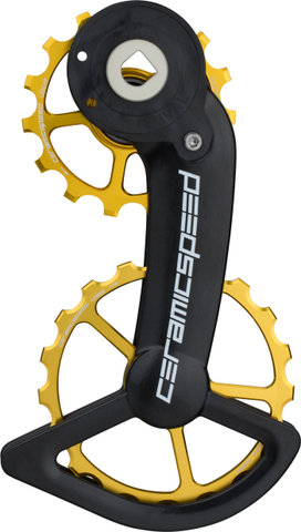 CeramicSpeed OSPW Coated Schalträdchen-System für SRAM Rival AXS - gold/15 Zähne (Leitrolle), 19 Zähne (Spannrolle)