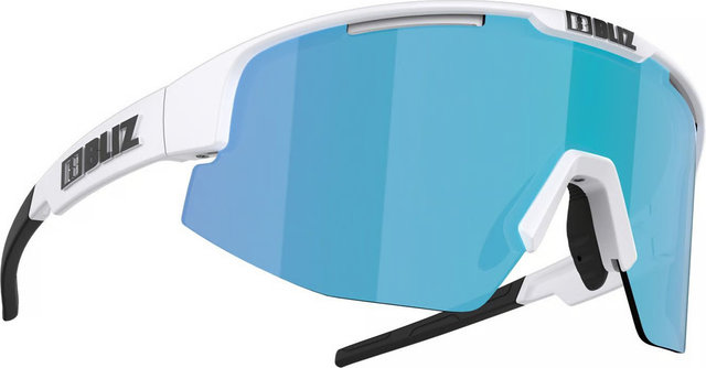 Bliz Matrix Small Sportbrille - matte white | smoke-blue