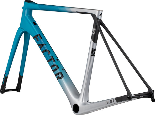 Factor O2 Disc Carbon Frameset - miami blue | 54 cm