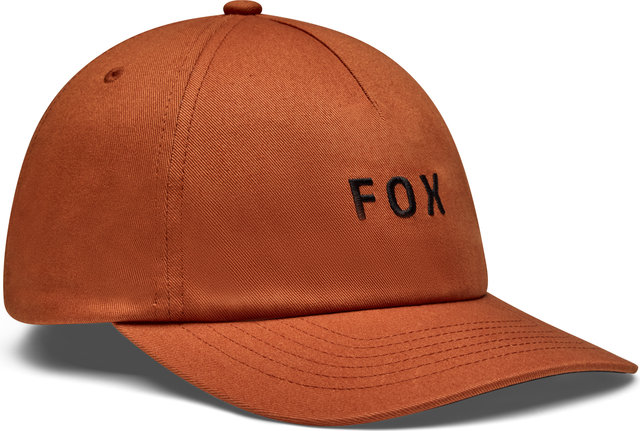 Fox Head Wordmark Adjustable Kappe - cognac/one size