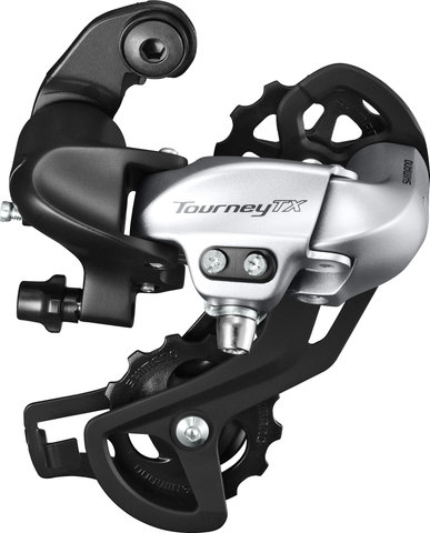 Shimano cambio trasero Tourney TX RD-TX800 SGS 7-/8 velocidades - negro-plata | Largo