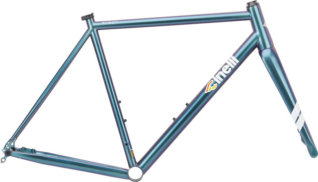 Cinelli Nemo TIG Road Disc II Frame Kit - green-pink/1 1/8" - 1,5" tapered/M/45 mm