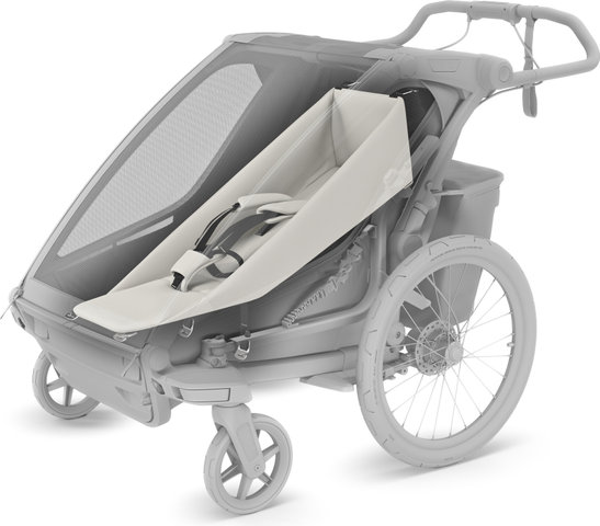 Thule Siège bébé en écharpe Chariot - gris clair