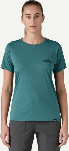 Patagonia T-Shirt pour Dames Capilene Cool Daily Graphic - 73 skyline-wetland blue x-dye/L