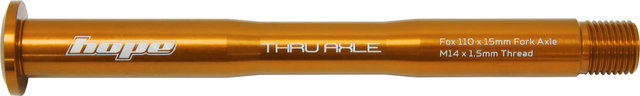 Hope Thru axle for Fox Racing Shox - orange/110 mm
