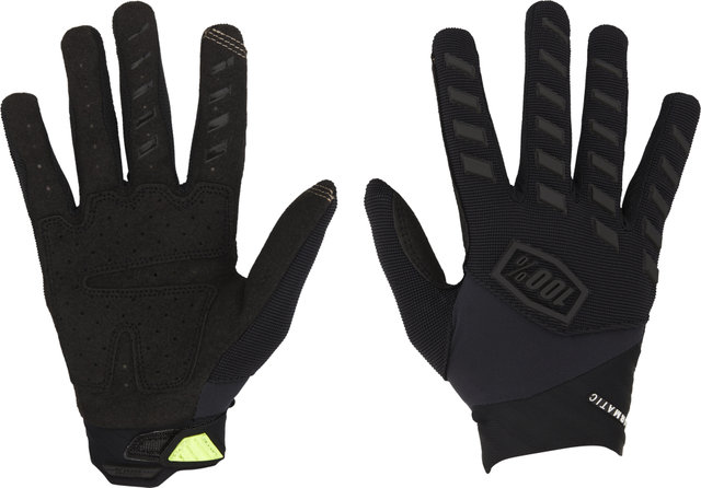 100% Airmatic Full Finger Gloves - black-charcoal | M